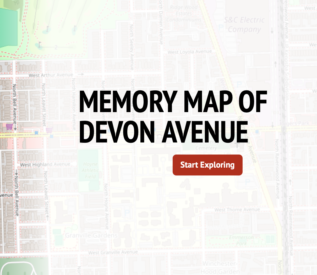 Memory Map of Devon Avenue