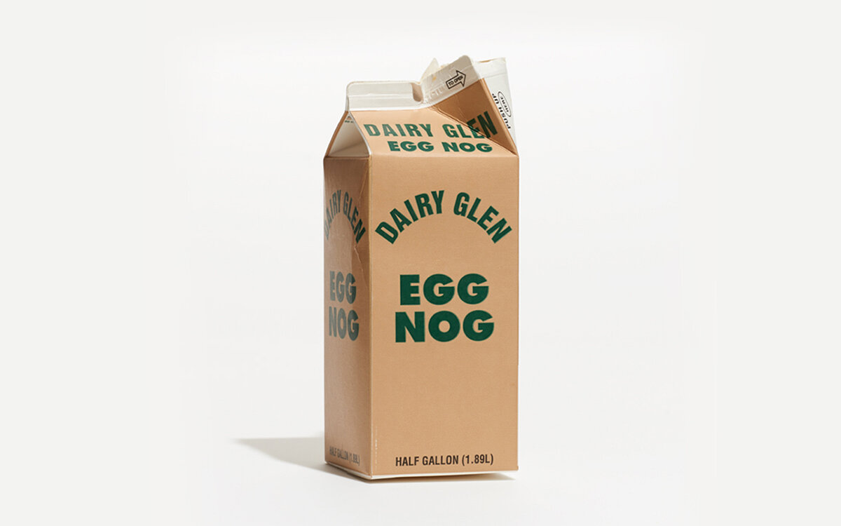 The Eggnog Project, A Collection of Questionably-Designed Egg Nog Cartons