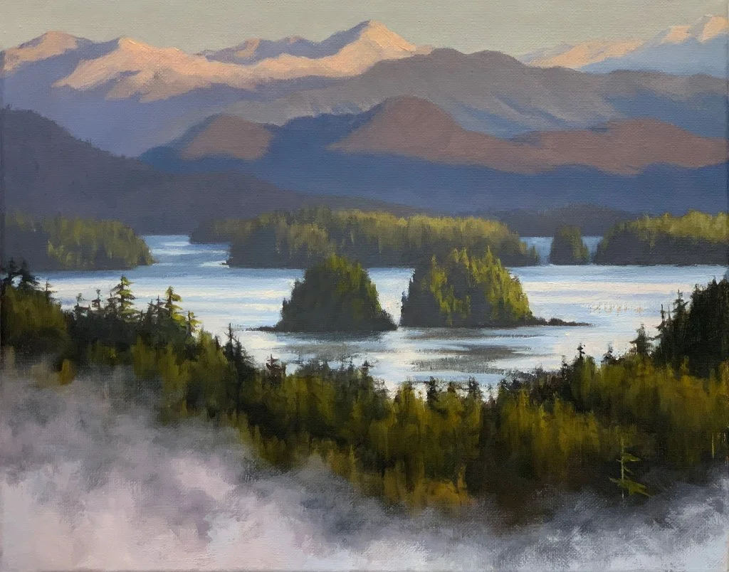  Layers of Beyond – 14 x 11" – Oil on Canvas – Available 