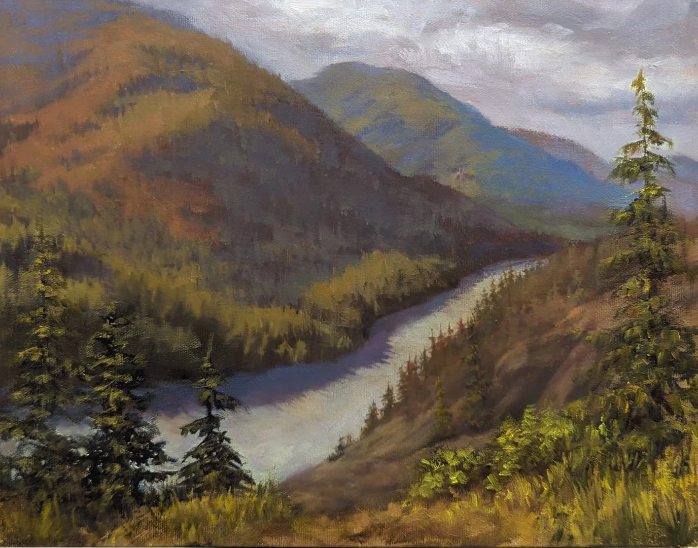   Canyon Run  – 11” x 14” – Oil on Canvas – Available 