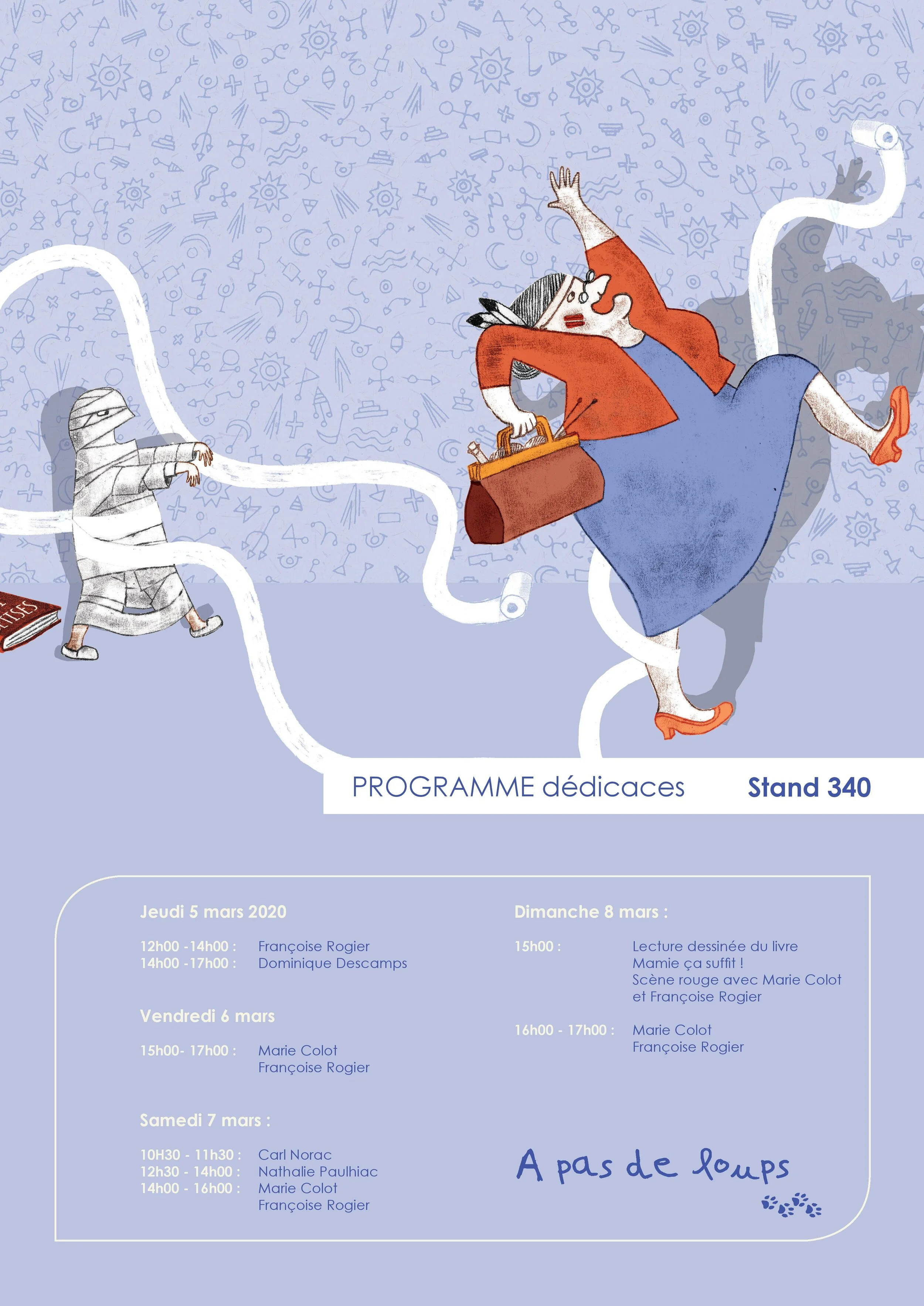 A pas de Loups à la foire du livre de Bruxelles