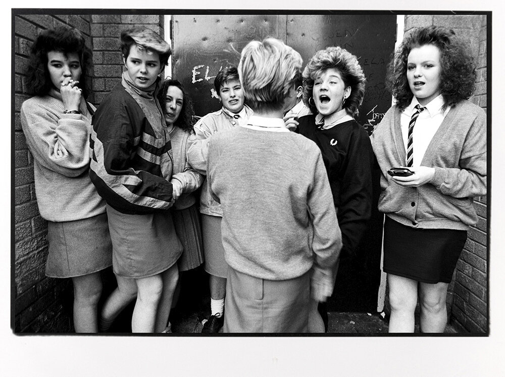  Students at the Forthbridge Secondary School, in North Belfast, Northern Ireland. 1990 