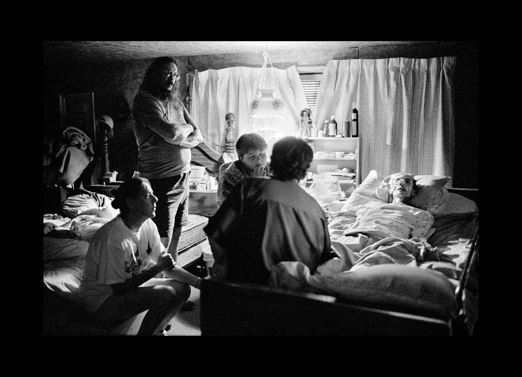  Back from the hospital, Vance Mayle spends his final hours in his own home, surrounded by family and friends in Grafton, West Virginia. 2000 