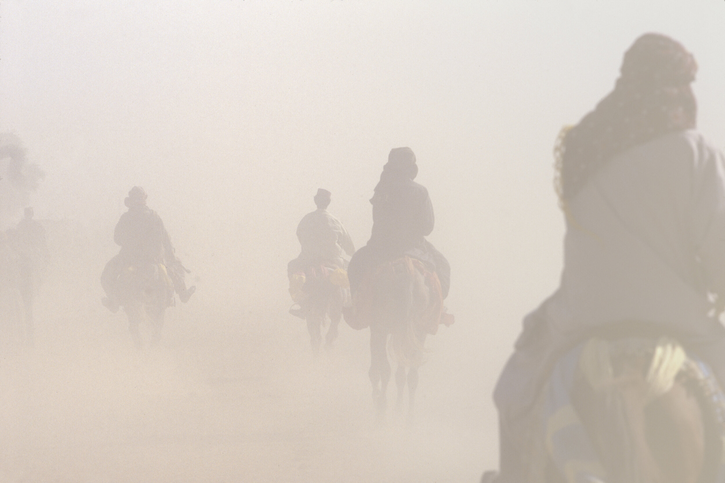  Early morning scene at the Sibi Mela Camel Festival in Balochistan, Pakistan. 1998 