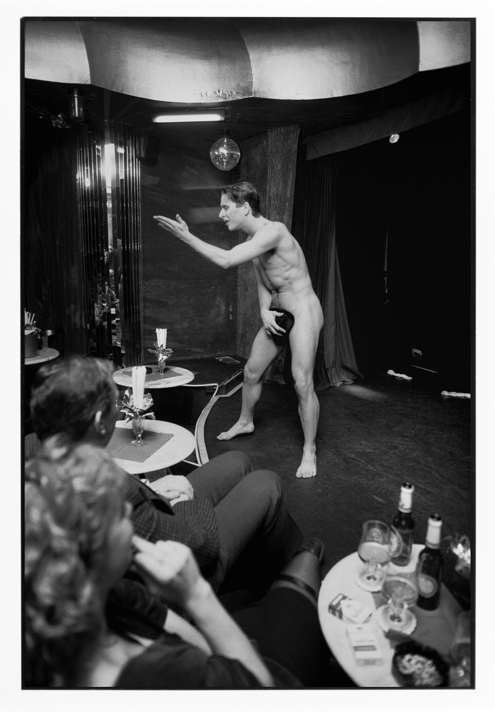  A performer at Club Dollywood, a classic West Berlin cabaret show. 