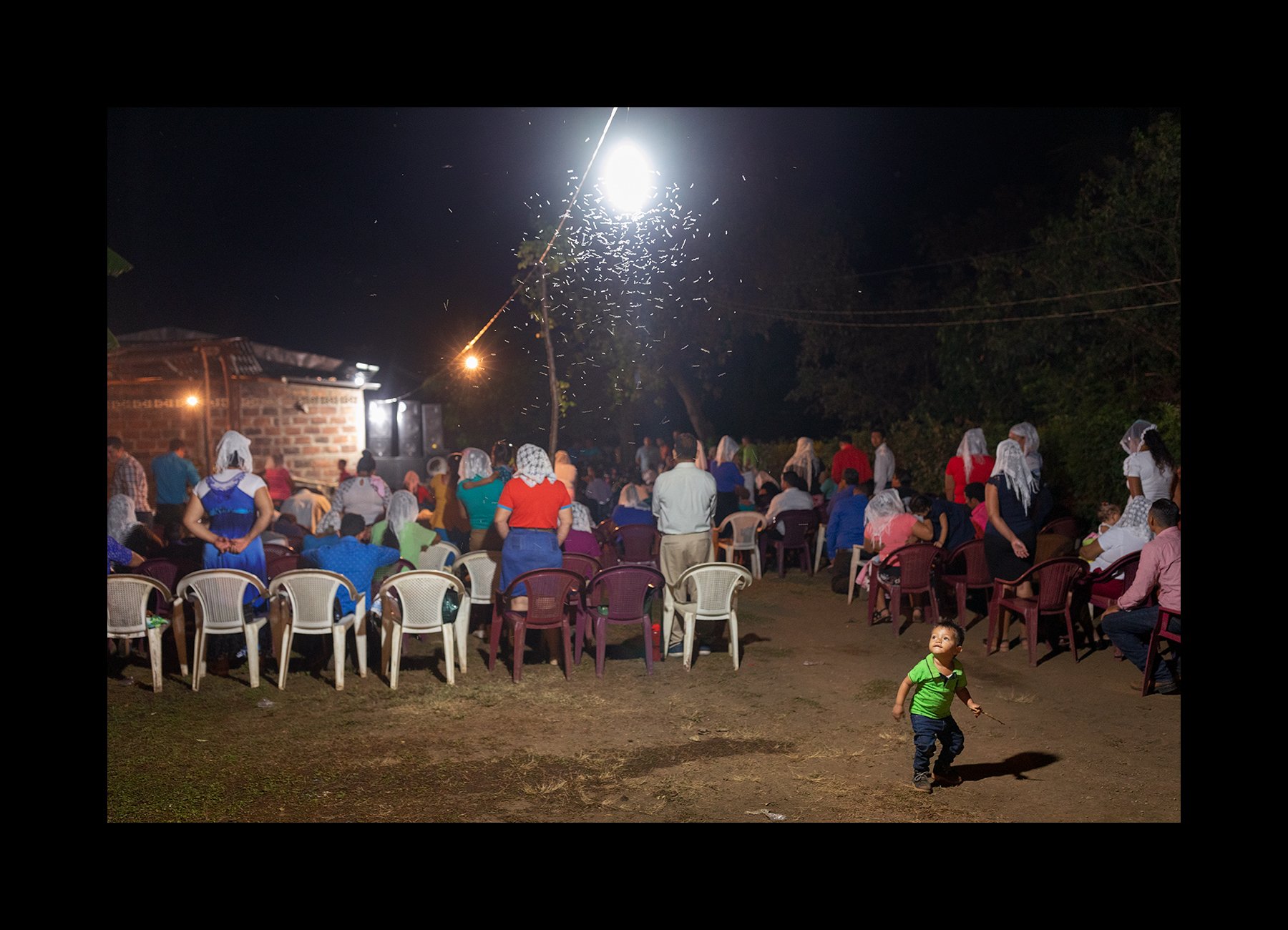  Community meeting to raise money for their community-built and maintained water system, which provides clean water to 1500 people, in Chichigalpa, Nicaragua on Feb. 23, 2020. 