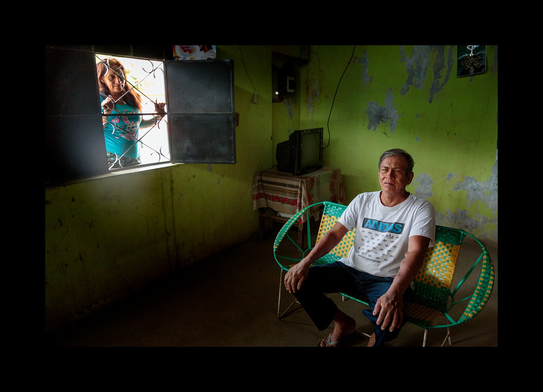  Don Raphael Diaz, 53, at home in Sullana, Peru on Feb. 15, 2018. He has spent 3 days a week on dialysis for the past 5 years.  