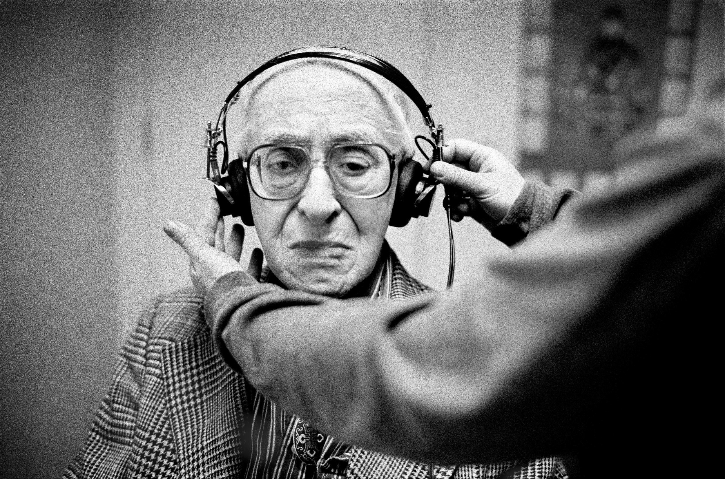  Almost deaf, 100-year-old Isaac Donner has his hearing tested at the On Lok medical facility in San Francisco. 1999 