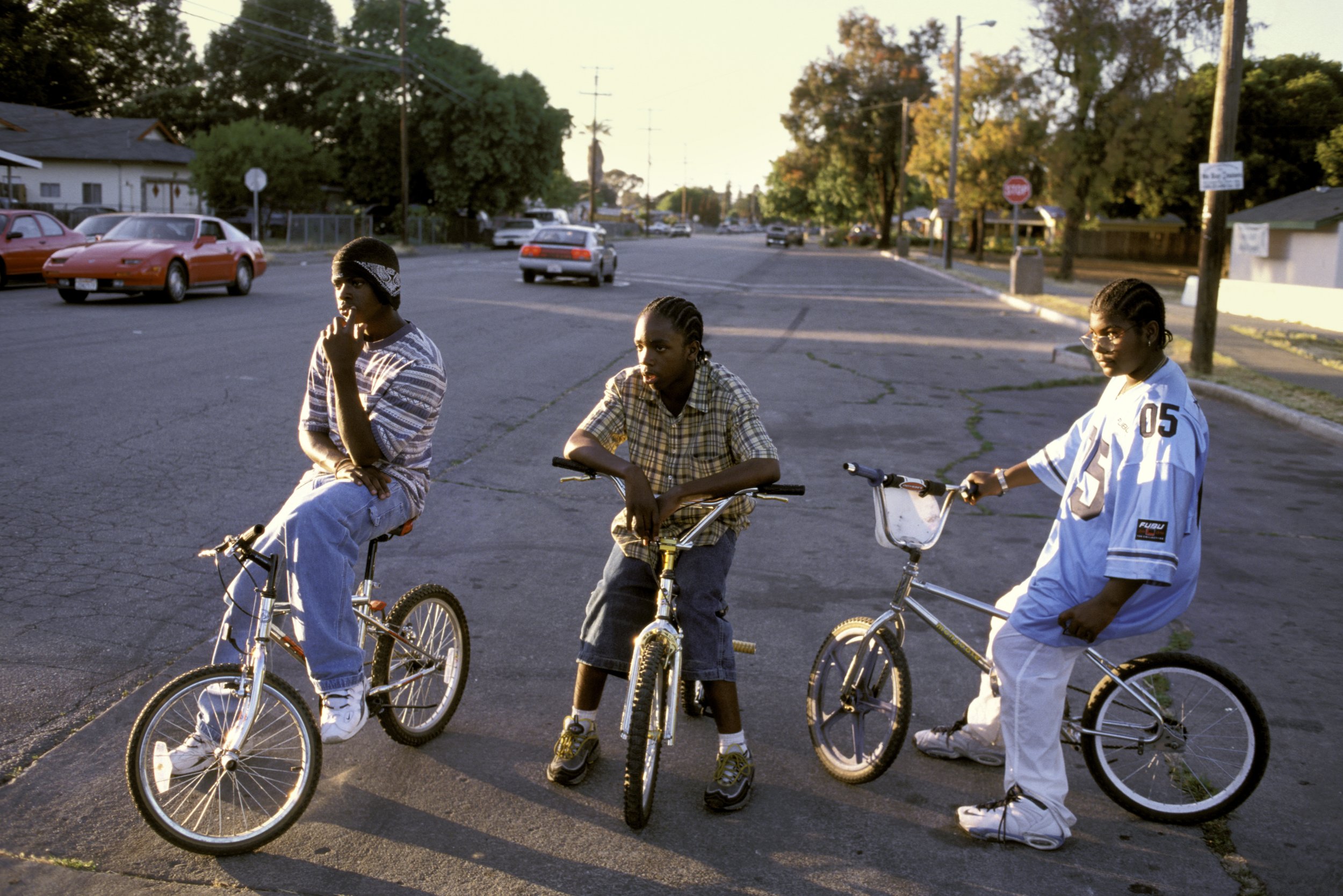  Kids on their bikes in East Palo Alto, a community of color in the heart of Silicon Valley. 1999 