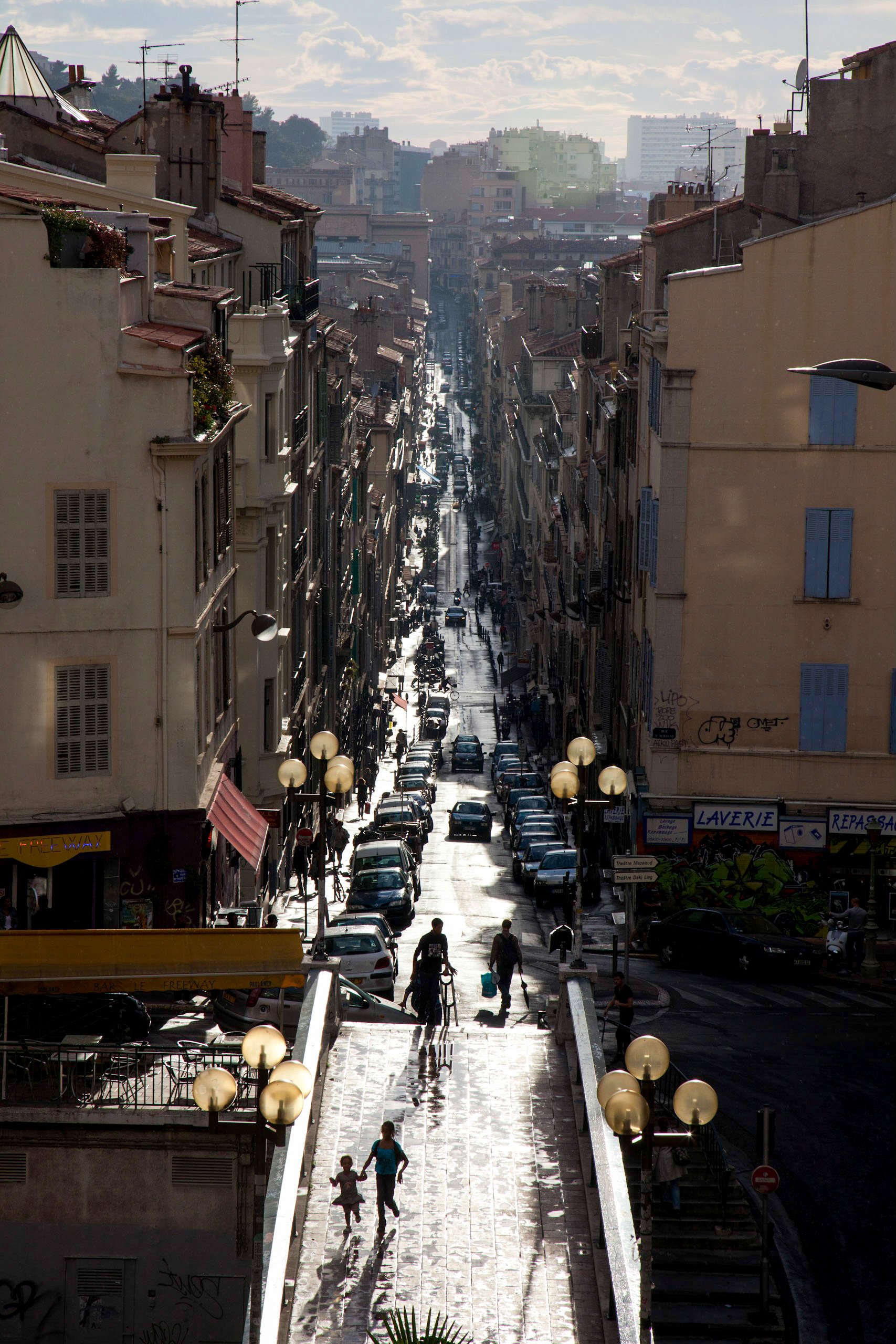  A scene on the streets of the Noailles district of Marseille, France on Sept. 24, 2010. 