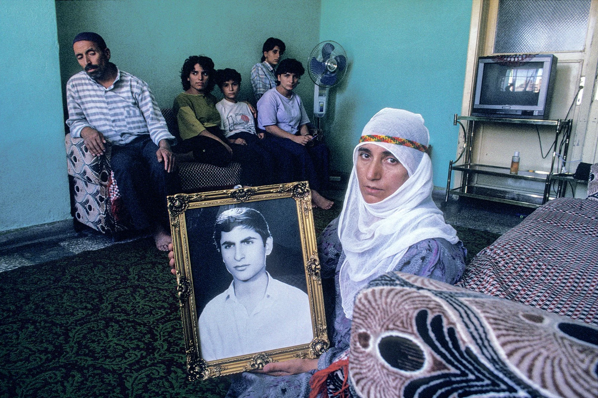 This Kurdish family in Diyarbakir, Turkey, lost two of its children to confrontations with the Turkish army. Their son and daughter both belonged to the Kurdistan Workers Party, or PKK, a militant organization that seeks to establish a Kurdish state