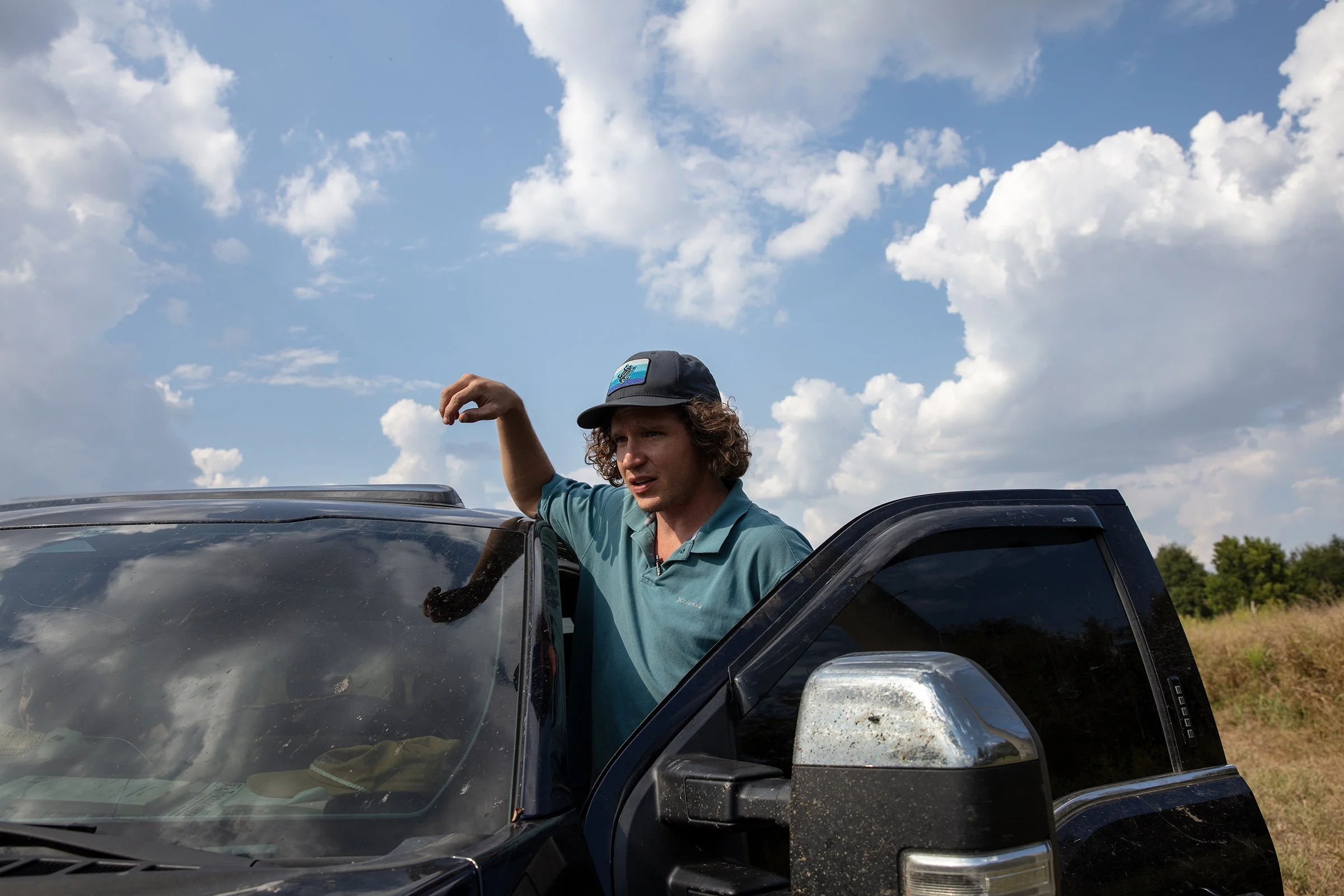  Watson Turnipseed farming with his brother, Bratton, in Sumner, Mississippi on September 11, 2025. 