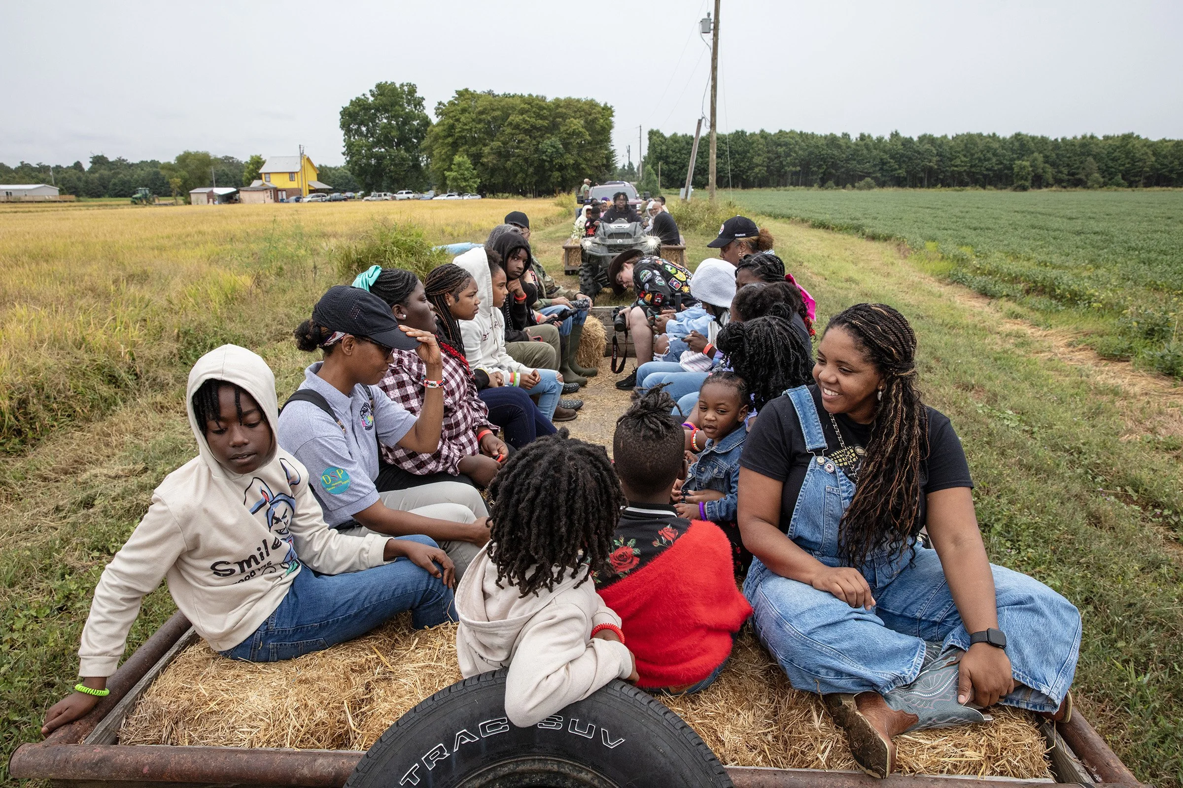  The Bland Delta farm family event, a mix of black farming heritage, good food, music and community, coming together in Sledge, Mississippi on September 6, 2025. 