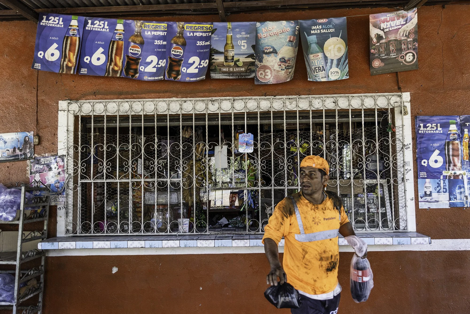 A food shop in sector Aguero, Guatemala on March 2, 2026. 