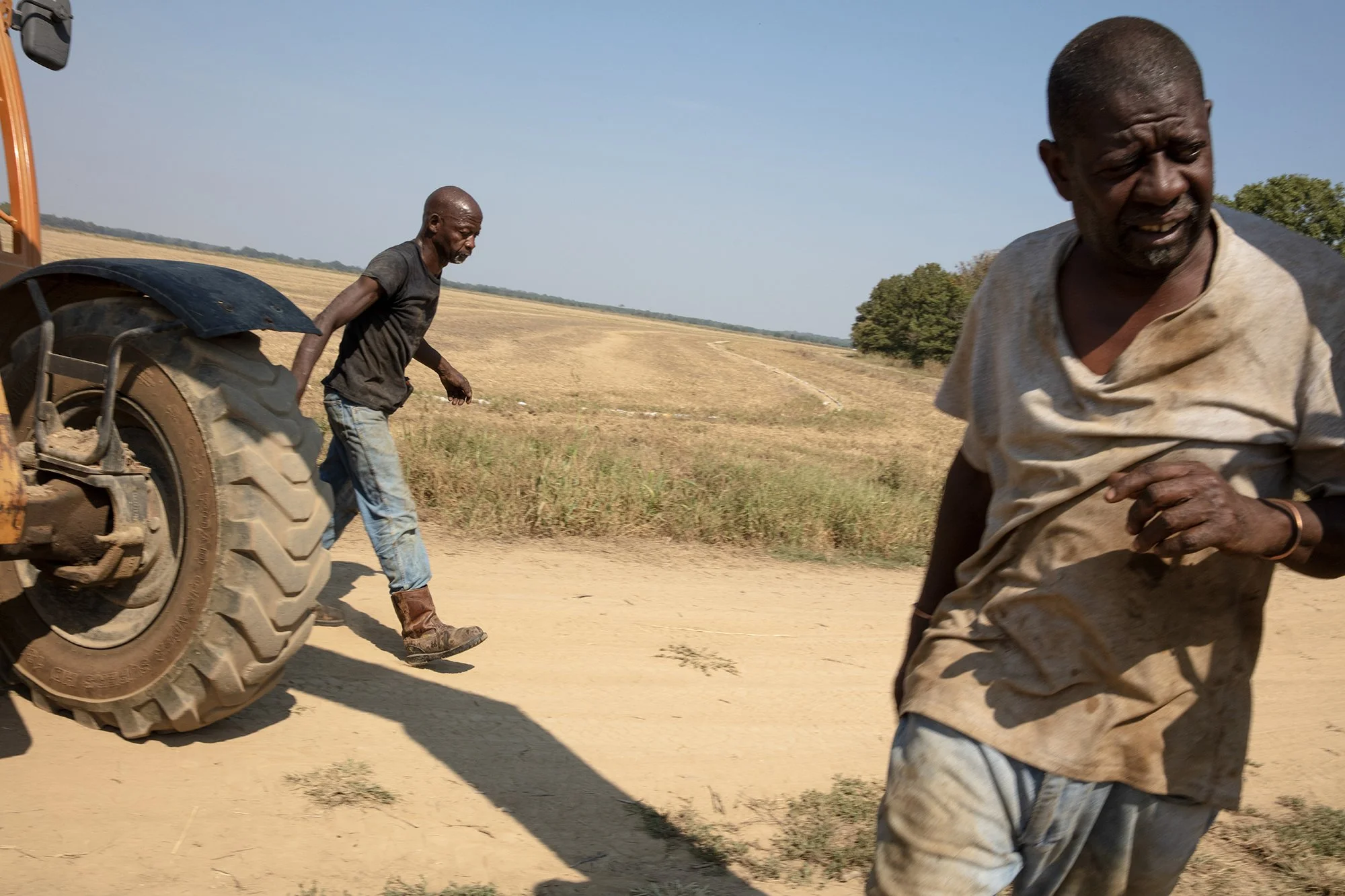  Farm workers at Two Brooks Farm in Minter City, MIssissippi on September 18, 2025. 