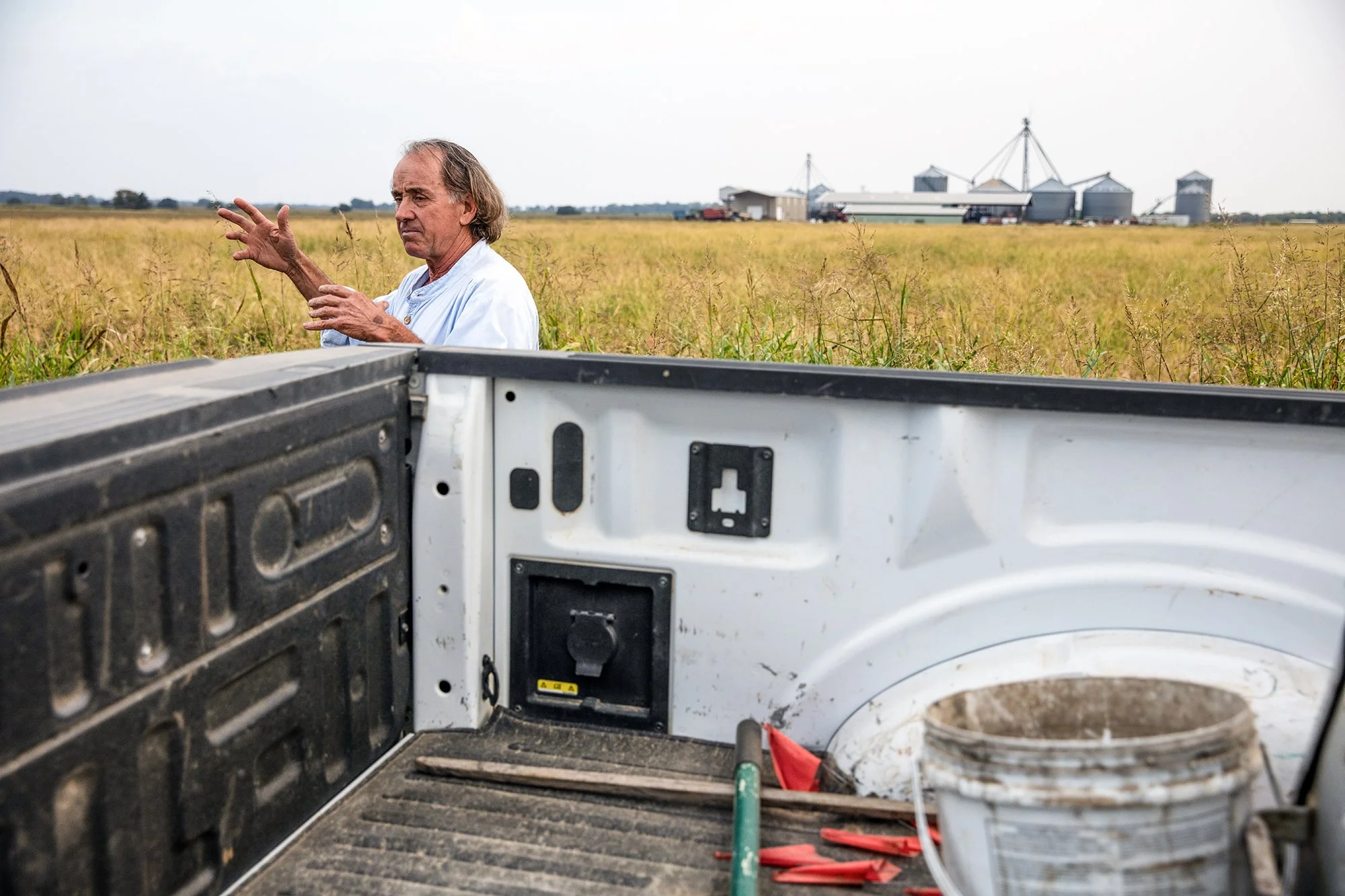  Mike Wagner, 63, a rice farmer in Minter City, Mississippi on September 15, 2025. 