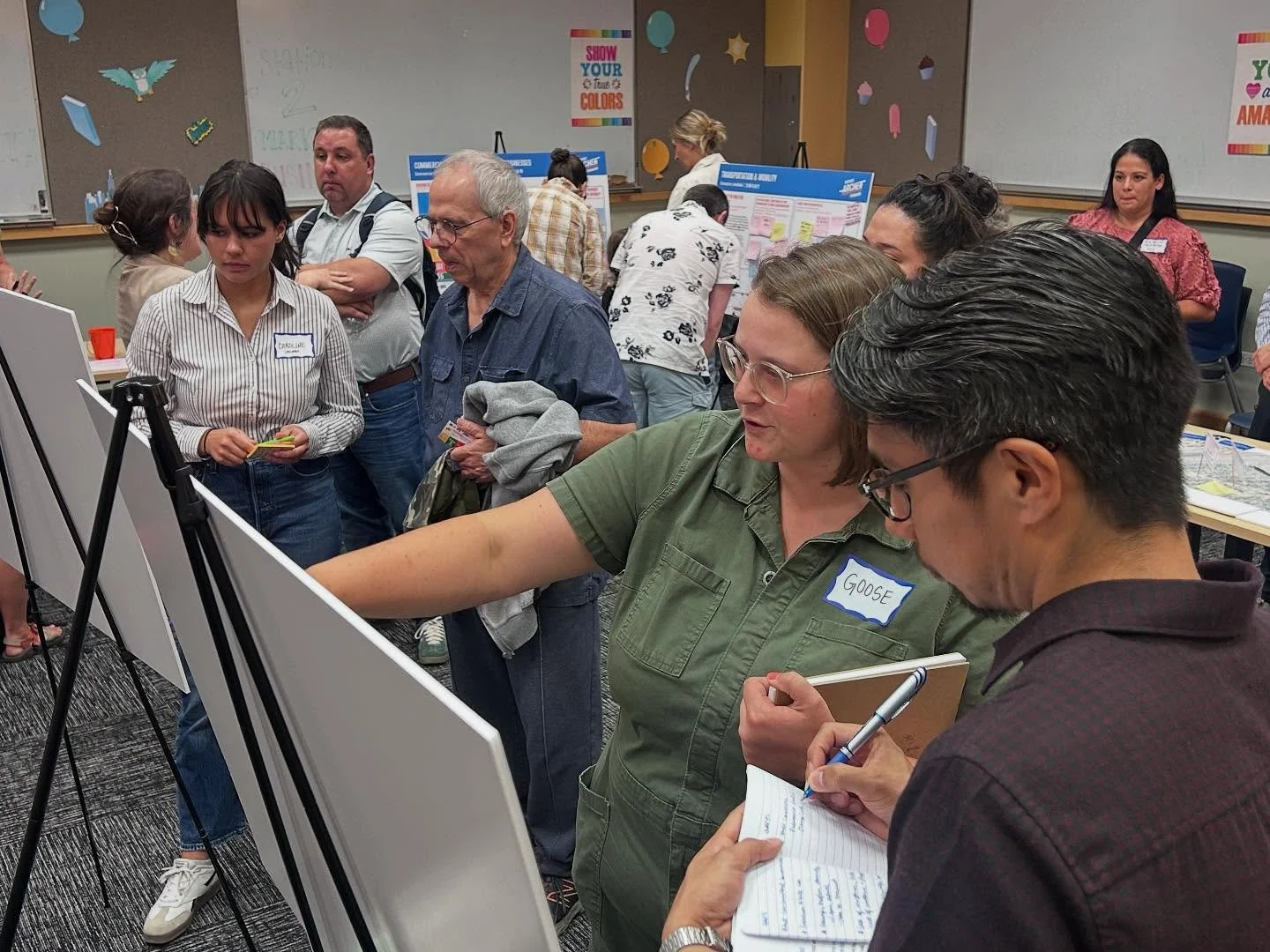 Great turnout for the first Moving Archer Forward community meeting at the Archer Heights library! @sitedesigngroup