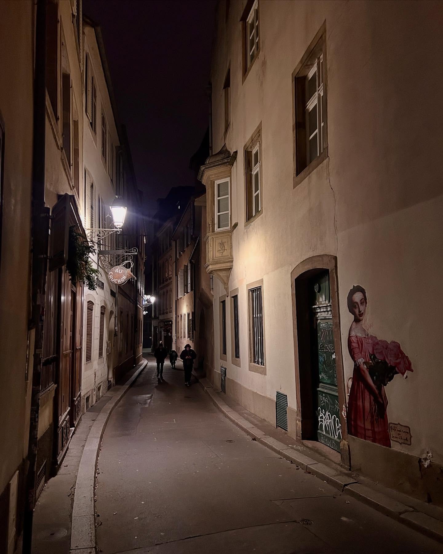 In the beautiful city of Strasbourg, France, which perfectly mixes medieval with modern