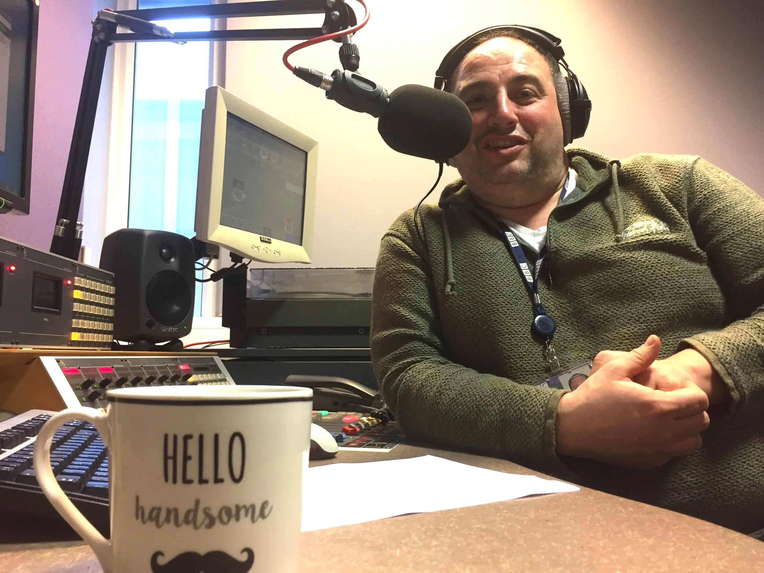 “I’ve got a good face for radio”