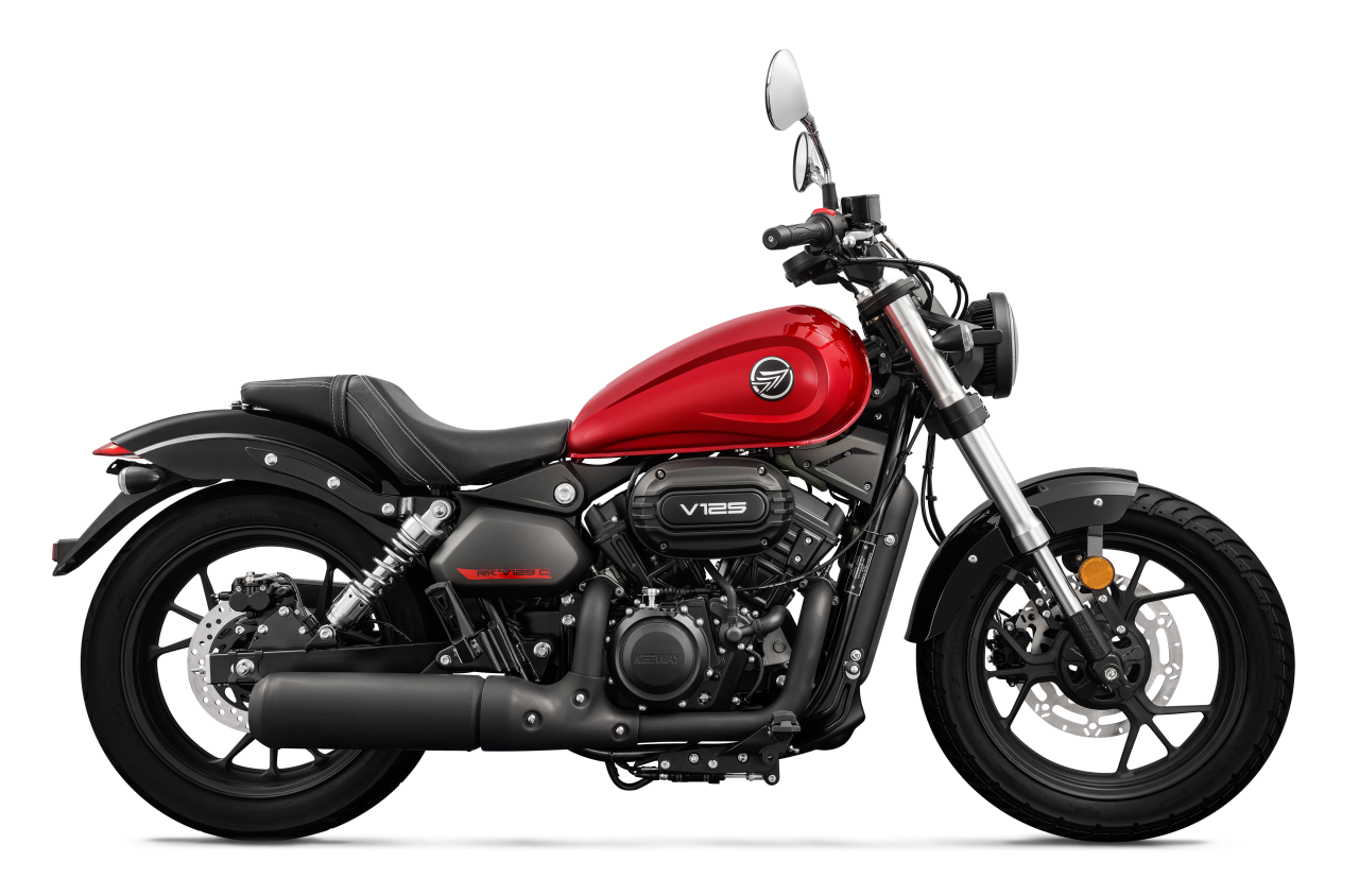 Keeway RK V125C Red — CMS Motorcycles Exeter