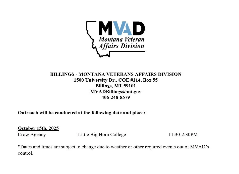 MVAD Outreach - Crow Agency