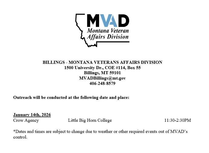 MVAD Outreach - Crow Agency