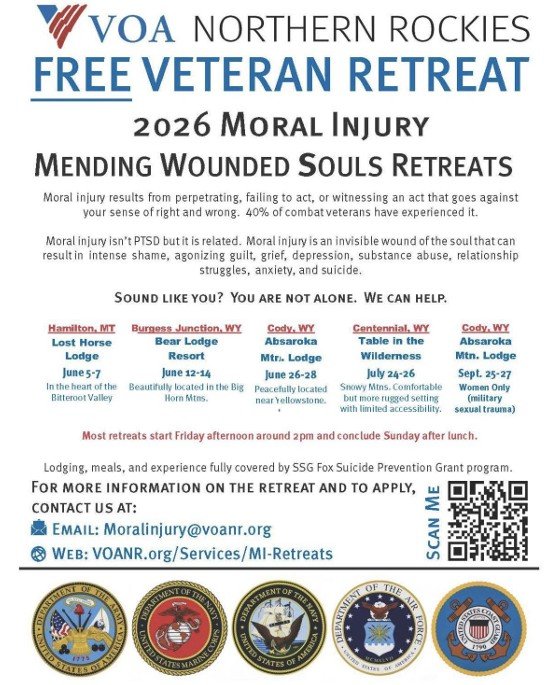 VOA Northern Rockies – Free Veteran Moral Injury Retreat 2026