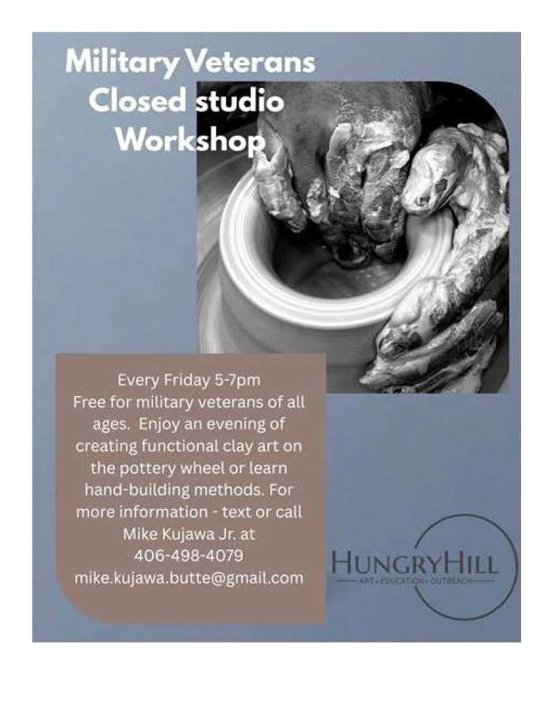 Military Veterans Closed Studio Pottery Workshop