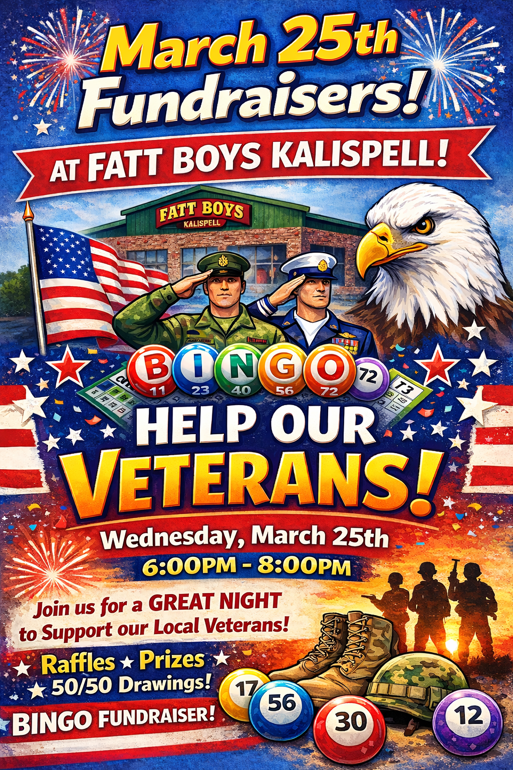 Bingo Fundraiser for Local Veterans