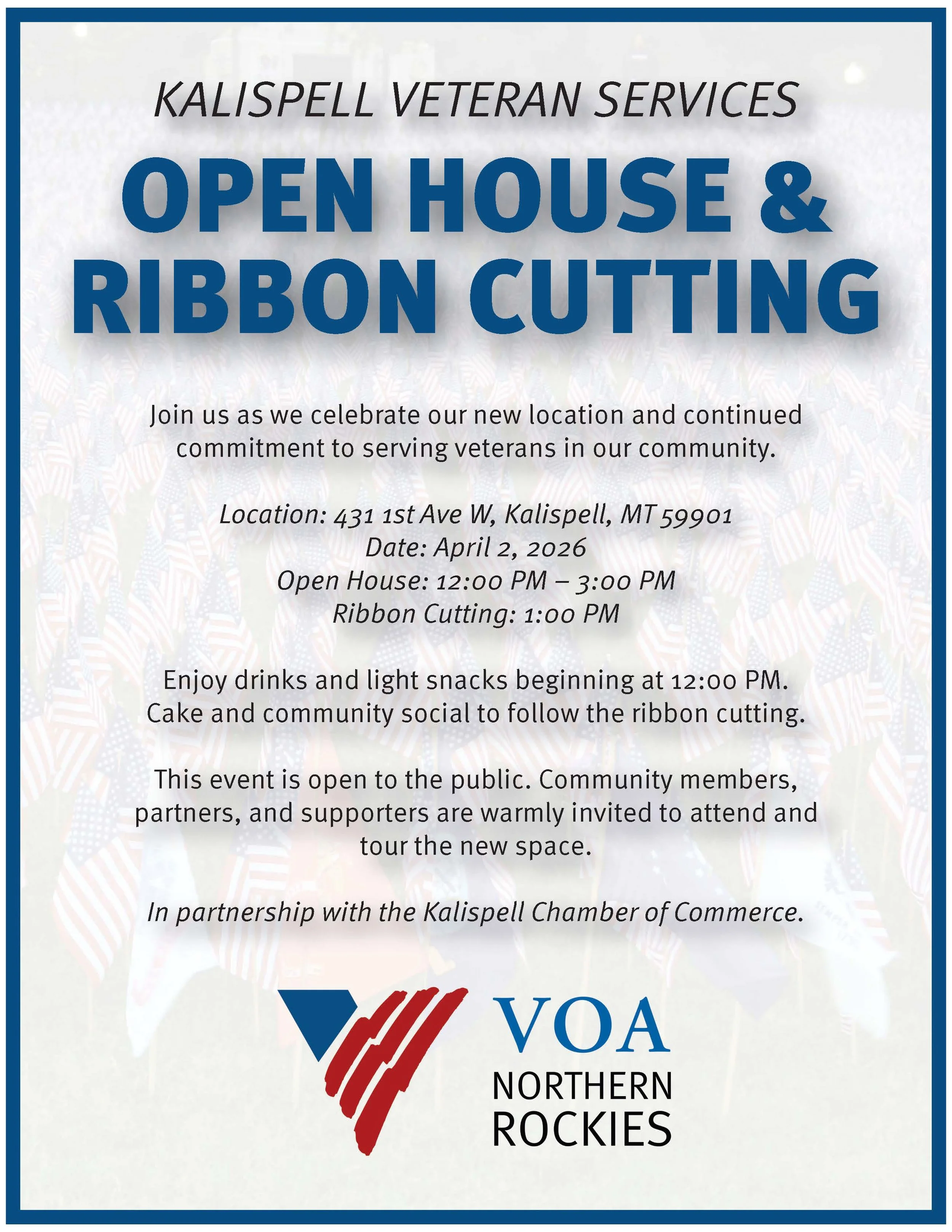 Kalispell Veteran Services Open House &amp; Ribbon Cutting