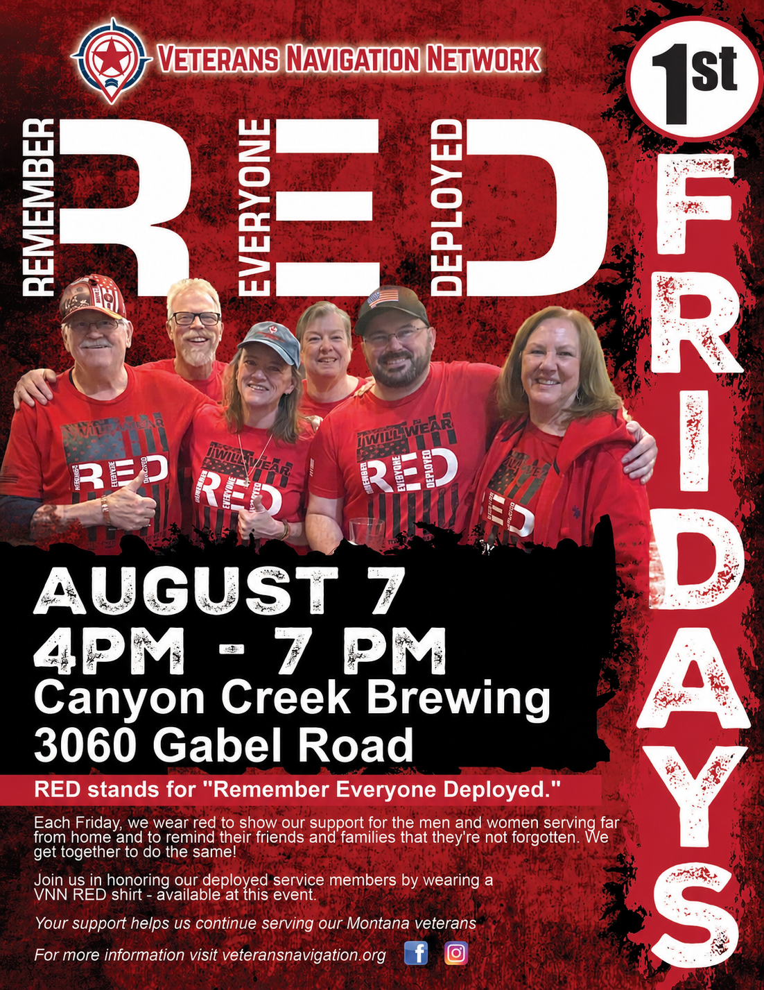 RED Friday August 7