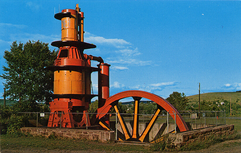 Cornish Pumping Engine Exposed and Painted Orange,  CP-417 (color).jpg