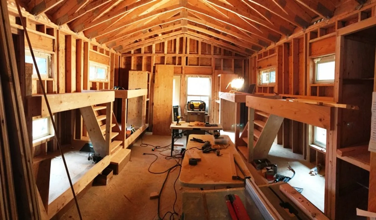 Neslon Cabin Build Lake Wenatchee Ymca Camp