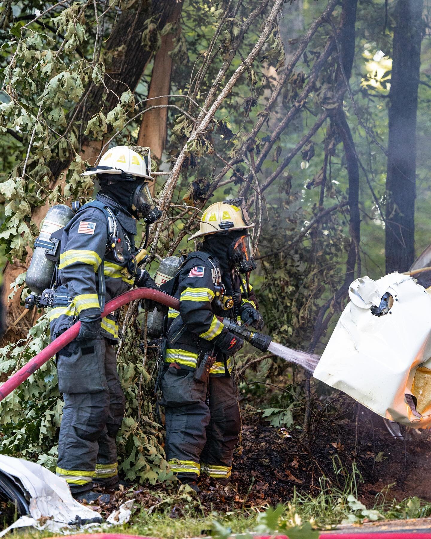 At approximately 7:30AM on Saturday, Powdersville Station 7 and Wren Station 24 were dispatched to a MVA with vehicle fire and entrapment on Circle Road. The first engine arrived and confirmed a fully involved vehicle fire. Sadly, the driver of the v