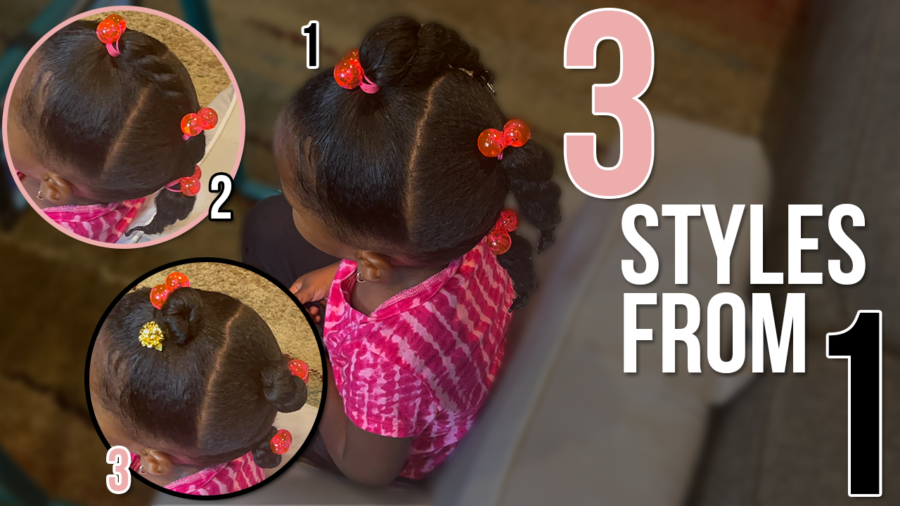 Three in One- 10 minute Hair Styles on a Toddler