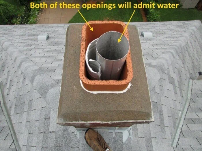 Q&amp;A: "Why does water leak through the bottom of my chimney?"