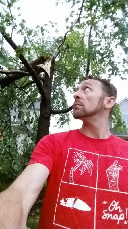 Did your house leak during the storm yesterday?