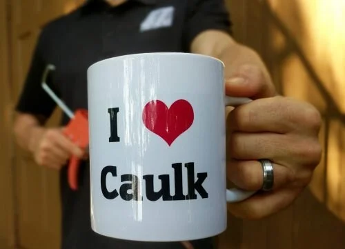 Caulk the toilet base? Yes.