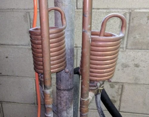 Banging pipes are caused by water hammer