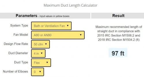 Bath fan duct: metal or plastic?