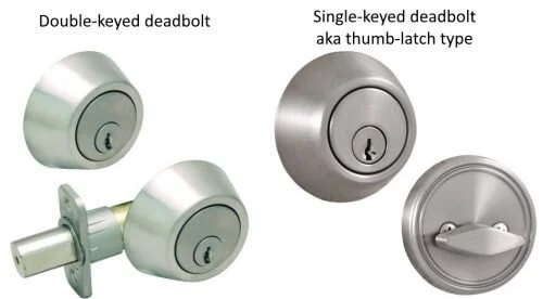 Double-Keyed Deadbolts