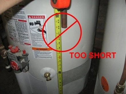 How to inspect a gas water heater