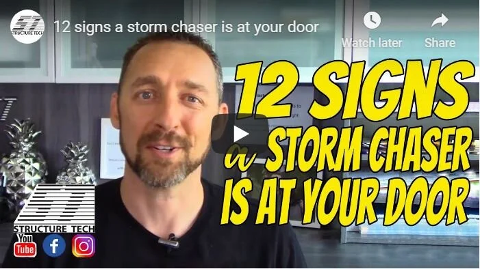 Top 12 clues a storm-chaser is at your door