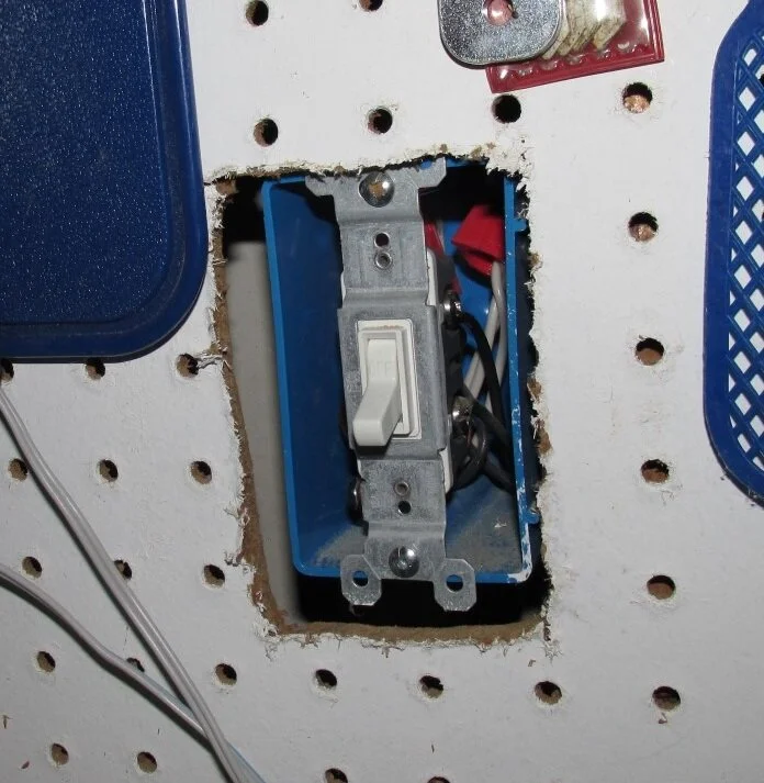 Missing cover plate at switch.jpg