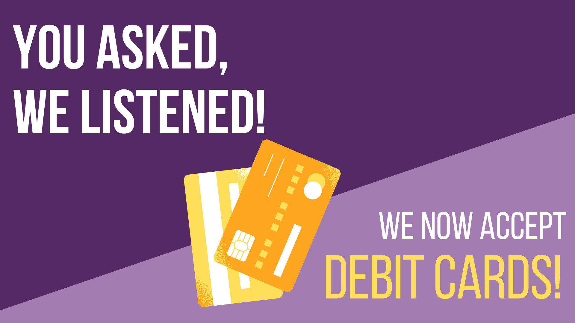 Now Accepting Debit Cards — 7 Stars Holistic Healing Center