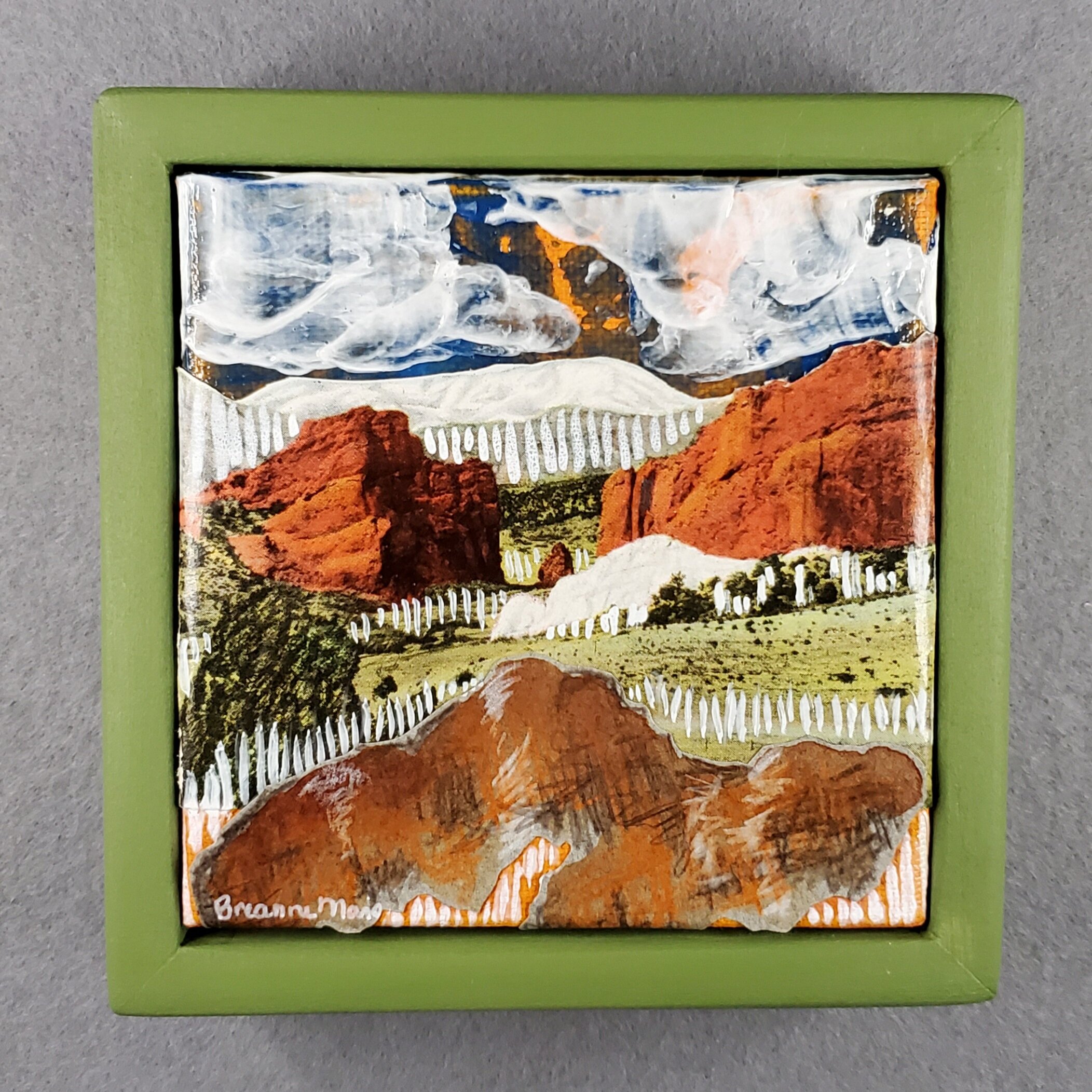 Vintage Postcard Collage- High Plateau