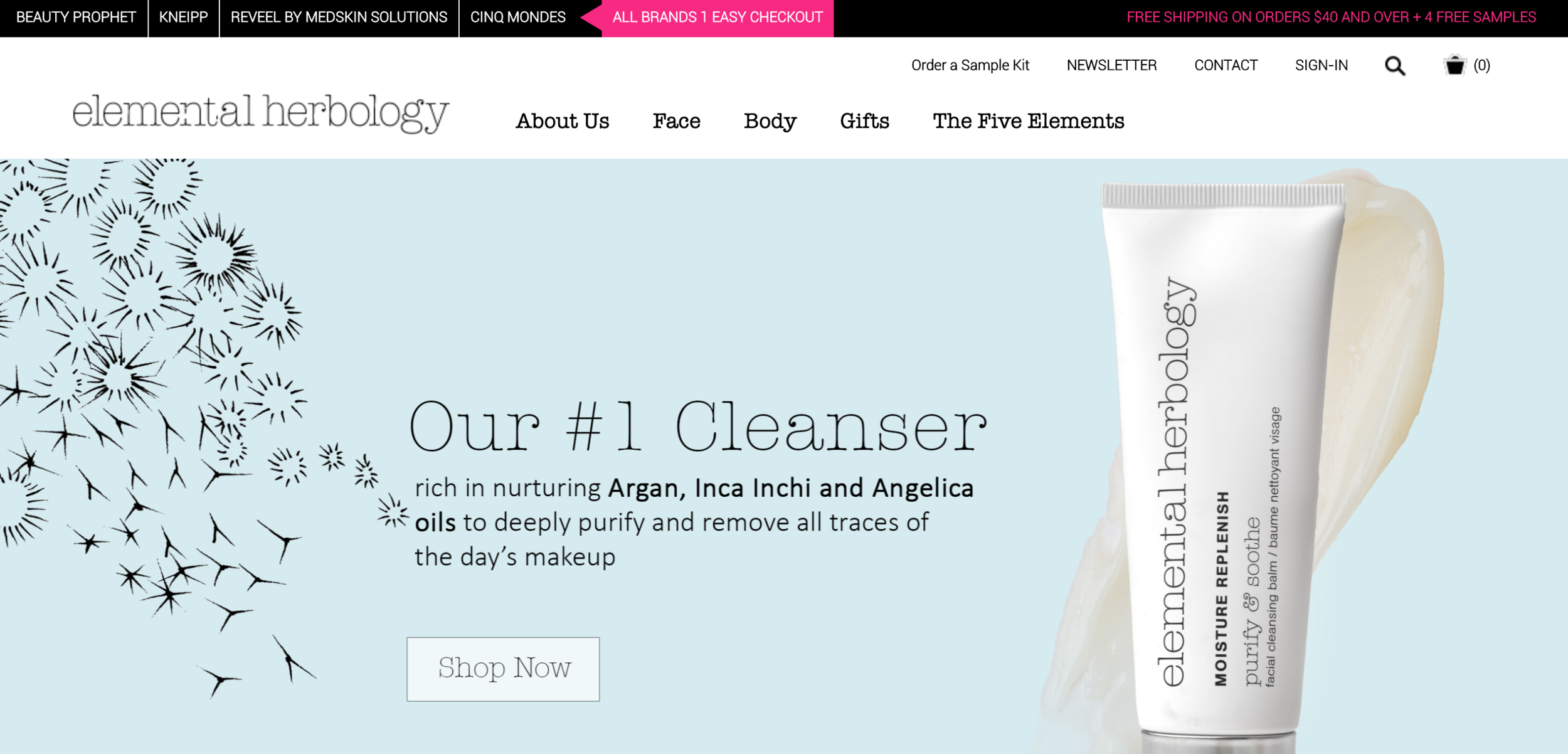 Elemental Herbology E-commerce website