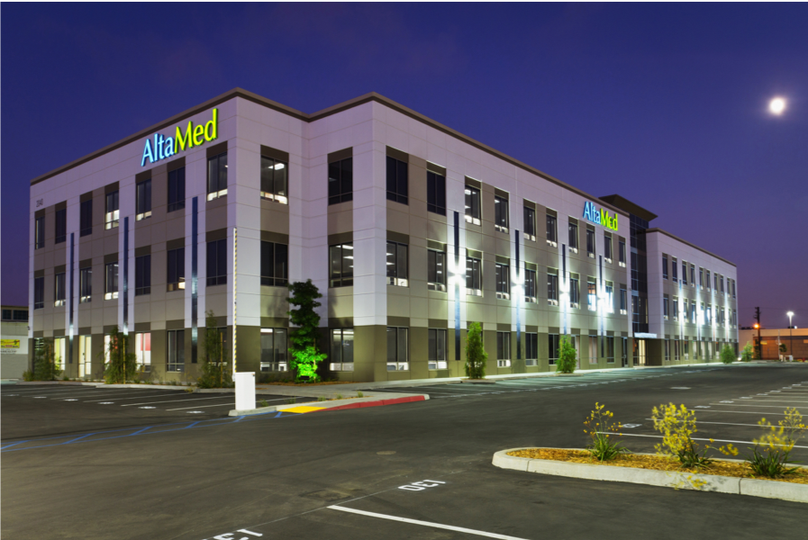 AltaMed Building Lit Up At Night.png