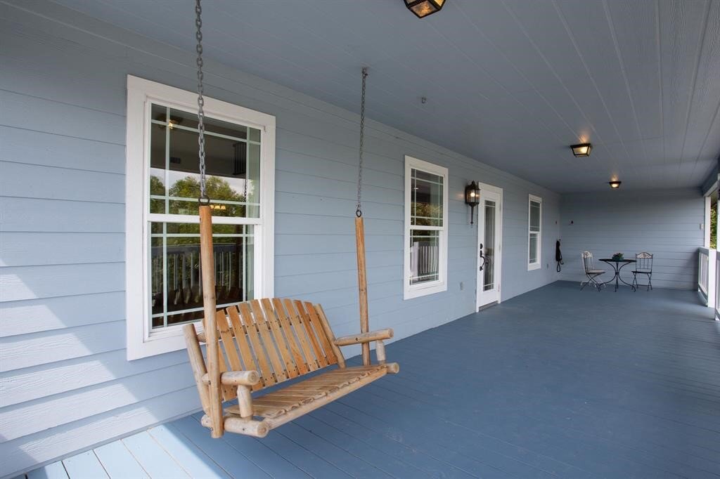 Putnam Builders Unique Second Street San Leon Custom Front Porch Residential Beach Home