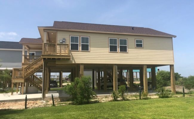 Putnam Builders Todville Custom New Build Residential Beach Home Sea Brook, Texas Construction